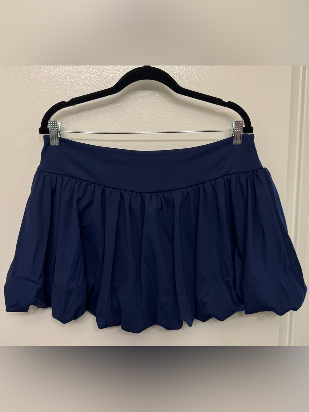 NWT Anthropologie Daily Practice Bubble Mini Skirt | Sporty Chic Skirt - Picture 5 of 6